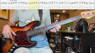 Jump Jive an Wail by The Brian Setzer Orchestra Isolated Bass Cover with Tab [upl. by Elly]