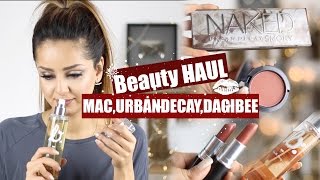 Beauty HAUL I MacDagibeeUrbanDecay [upl. by Wilone]