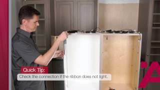 Installing Hafele Loox LED Ribbon  KitchenSourcecom [upl. by Rudich]