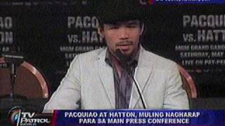 Pacquiao vs Hatton  ABSCBN NEWS [upl. by Oigile]