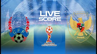 🔴 LIVE SCORE  INDONESIA U19 VS CAMBODIA U19  ASEAN U19 BOYS CHAMPIONSHIP [upl. by Arihday]