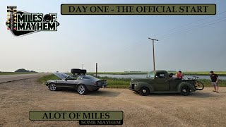 MILES OF MAYHEM 2024  DAY 1  THE OFFICIAL START [upl. by Ainerbas291]