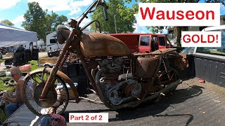 PART 2 AMCA National Wauseon Motorcycle Swap Meet [upl. by Esyla]