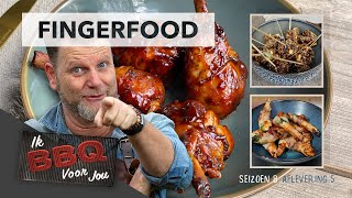 FINGERFOOD van de BBQ op een Grandhall Classic G2  Ik BBQ voor jou [upl. by Lacy]