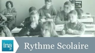 Les réformes et les rythmes scolaires en France   Archive INA [upl. by Seraphine624]