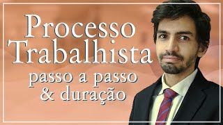 Processo Trabalhista passo a passo amp duração [upl. by Sucram]