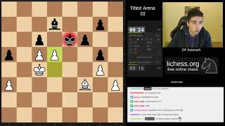 Lichess Titled Arena 3 ft Magnus Carlsen aka DrDrunkenstein [upl. by Toblat]