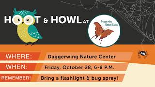 Daggerwing Nature Center Hoot amp Howl Halloween Event 2022 [upl. by Shirlie]