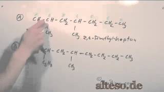 Organische Chemie  Nomenklatur  Aufgabe1 Stufe1 [upl. by Inoue488]