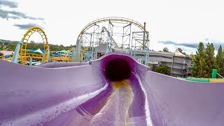 Broken Headz Waterslide  WhiteWater World Gold Coast [upl. by Auoz524]