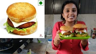 Making Kabitas Kitchens Aloo Tikki Burger Gopali [upl. by Nerek688]