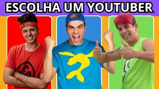 ESCOLHA UM YOUTUBER  Edição FÉRIAS  Enaldinho Lucas Neto Void Cauan  2 quizeiros quiz [upl. by Anneuq938]