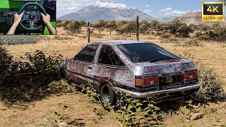 Rebuilding Toyota AE86 Sprinter TRUENO 1985 Forza Horizon 5 Logitech G29 Stering Wheel Gameplay [upl. by Eoz327]