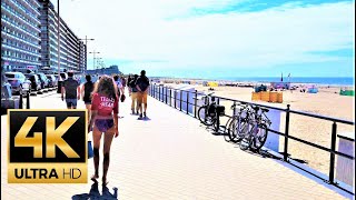 Zeebrugge Belgium 🇧🇪 beach Promenade walk  4K 60FPS [upl. by Ray]