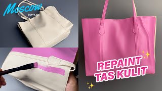 Cara Repaint Tas Kulit Sintetis [upl. by Gunnar]