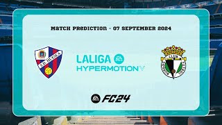 SD Huesca vs Burgos CF  Prediction  202425 LaLiga HyperMotion  EA FC 24 [upl. by Aznola495]