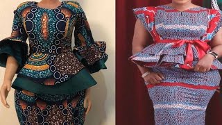 Style Inspiration  Latest Ankara Styles and Design 2020  Peplum Ankara Styles  Aso ebi Styles [upl. by Attennaej]