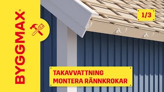 Takavvattning del 1 montera rännkrokar [upl. by Cliff]