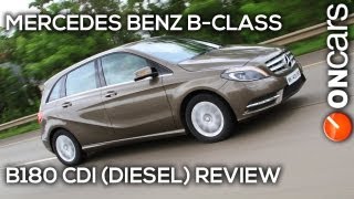 Mercedes Benz Bclass Diesel  Review by OnCars India [upl. by Fredie145]