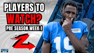 Detroit Lions News amp Rumors Players To Watch In Preseason Week 1 [upl. by Bills925]