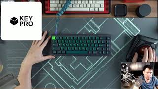 Keeb build  ประกอบคัสตอมคีบอร์ด D65 Build Stream [upl. by Ainesey]