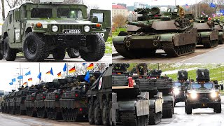 Lithuanian and NATO Military in Vilnius Lithuania [upl. by Neik495]