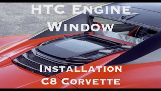 C8 Corvette Hardtop Convertible Engine Window Installation HTC [upl. by Leblanc283]