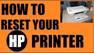 How to RESET ANY hp printer [upl. by Engen]