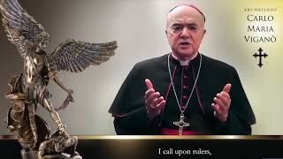 ARCHBISHOP CARLO MARIA VIGANO GIVES THE WORLD A WARNING MUST LISTEN [upl. by Lerim]