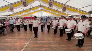 Schützenfest Venn 2023  Erftblech und dem Tambourcorps Lürrip mit dem Marsch „Berglandkinder“ [upl. by Janina]