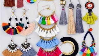 11 TASSEL EARRINGS DIY JEWELRY IDEAS [upl. by Notlrahc655]