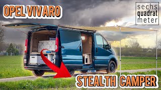 Stealth Camper Opel Vivaro  Gregor von sechsquadratmeter [upl. by Mountford737]