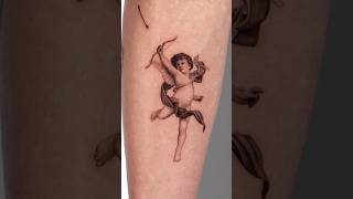 based on a painting by Bouguereau tattoo tattoodesign painting bouguereau art tattooart [upl. by Idnarb]