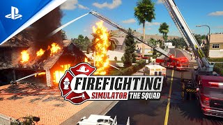 Firefighting Simulator  The Squad  Announcement Trailer  PS5 amp PS4 Games [upl. by Edgardo]