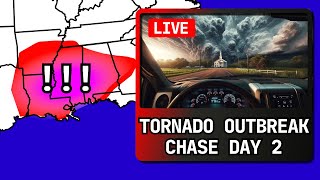 TORNADO OUTBREAK Gulf Coast  On The Ground [upl. by Arrait]