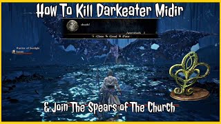 How To Kill Midir amp Join The Spears of The Church  Dark Souls 3 [upl. by Lennard948]