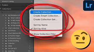 Collections vs Collection Sets vs Smart Collections How To Organize In Lightroom Classic [upl. by Zug]