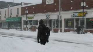 Wolfville Nova Scotia Blizzard on Feb 9th 2013 Photo Montage by Innovative [upl. by Yorgen]