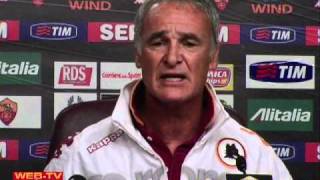 Lo sfogo di Ranieri contro i giornalisti prima di RomaBologna  18092010 [upl. by Zeuqirdor]