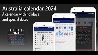 Australia calendar 2024 [upl. by Adnwahs]