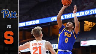 Pittsburgh vs Syracuse Mens Basketball Highlights 202021 [upl. by Evatsug]