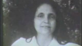 Sri Anandamayi Ma singing in 1958 [upl. by Tibbs]