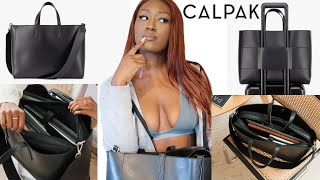 REVIEW CALPAK HAVEN LAPTOP TOTE 1 year Update [upl. by Jer]