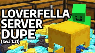 Multiplayer Item Duplication Glitch For Minecraft  Java 121 Tutorial [upl. by Orabelle166]