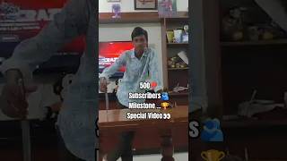 500 Special New video milestone 500subscribers youtubemilestone CrazyZone009 trending [upl. by Kizzee]