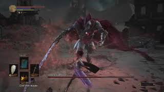 Dark Souls 3  Slave Knight Gael  SL1  astora straight sword no upgrade no damage [upl. by Kern]