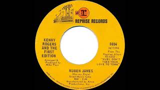 1969 HITS ARCHIVE Ruben James  Kenny Rogers amp The First Edition mono 45 [upl. by Nnaeiram94]