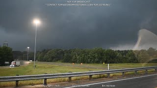 BassfieldSoso MS  CLOSE RANGE EXTREMELY LARGE Easter Sunday 2 mile wide EF4 tornado [upl. by Dina]