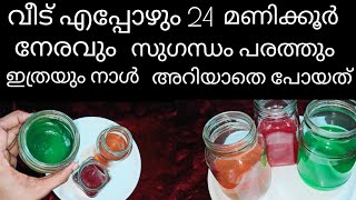 വീട്ടിൽ എന്നും സുഗന്ധം നിറക്കാം  Homemade Room Freshener gel malayalam [upl. by Rodrigo]