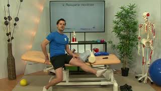 Rehabilitación de prótesis de rodilla  Primera fase Fisioterapia Logroño [upl. by Aicemak]